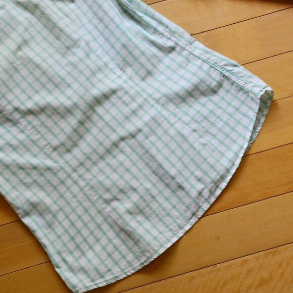 J. MCLAUGHLIN 100% Cotton Checker Shirt Blouse Top Size 4 - Picture 10 of 11